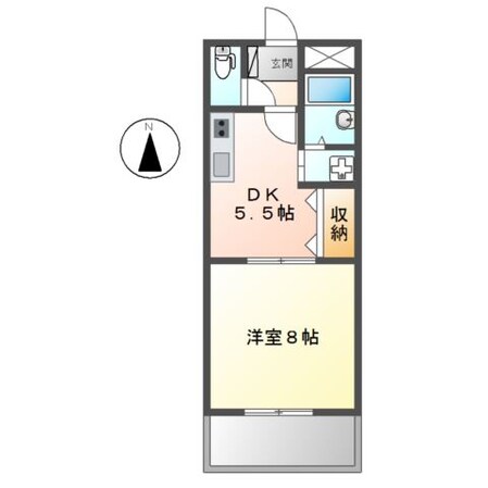 姫路駅 バス8分  上野田下車：停歩10分 2階の物件間取画像